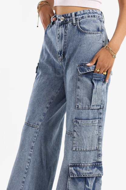 Wide Leg Baggy Jeans