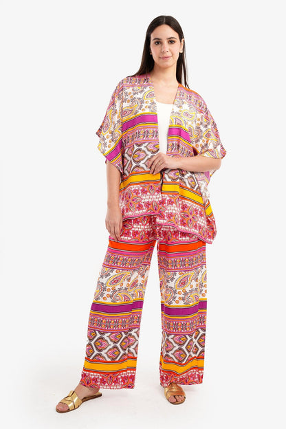 Full Printed Voile Pants