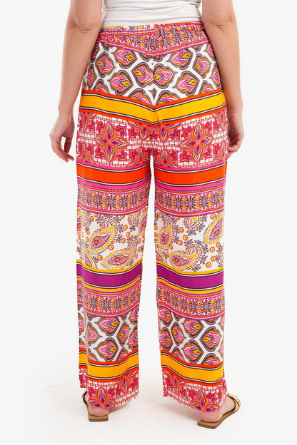 Full Printed Voile Pants