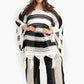 Trico Poncho with Fringes