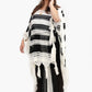 Trico Poncho with Fringes