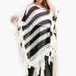 Trico Poncho with Fringes