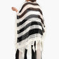 Trico Poncho with Fringes