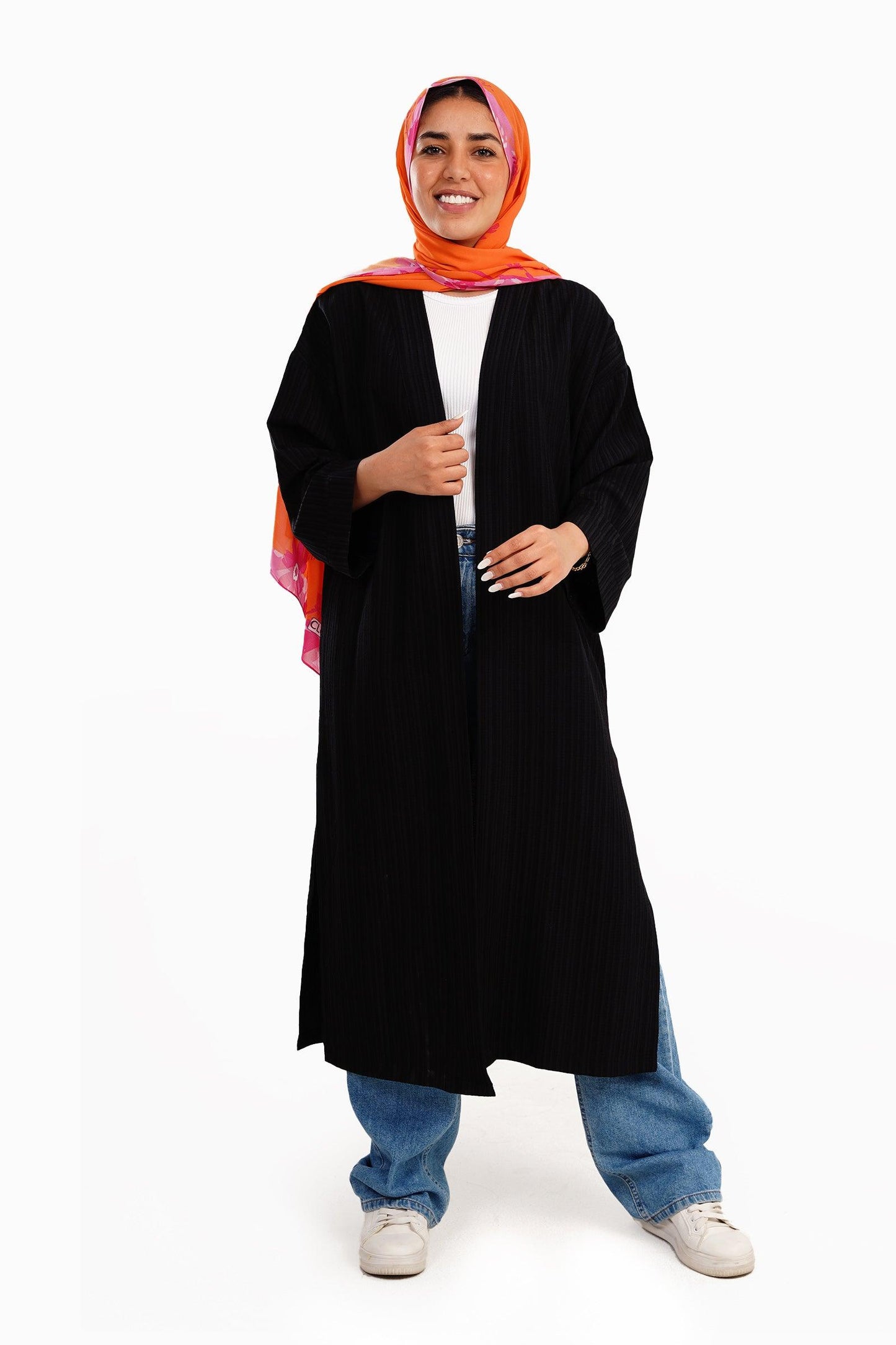 Knee Length Relaxed Fit Kimono