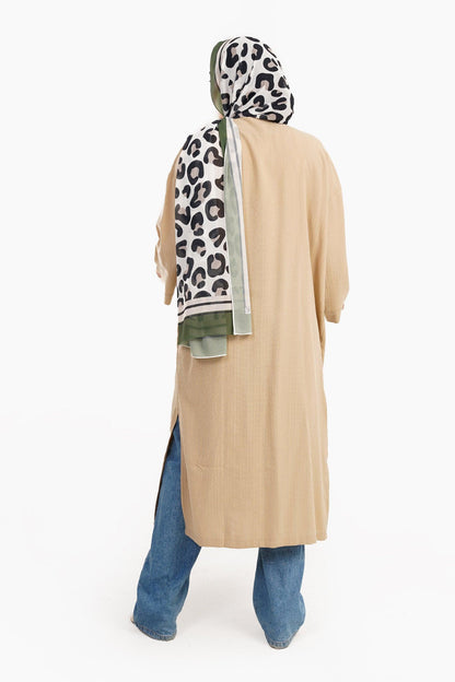 Knee Length Relaxed Fit Kimono