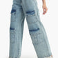 Jeans with 4 Front Flap Pockets