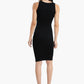 Ribbed Slim Fit Above Knee Dress