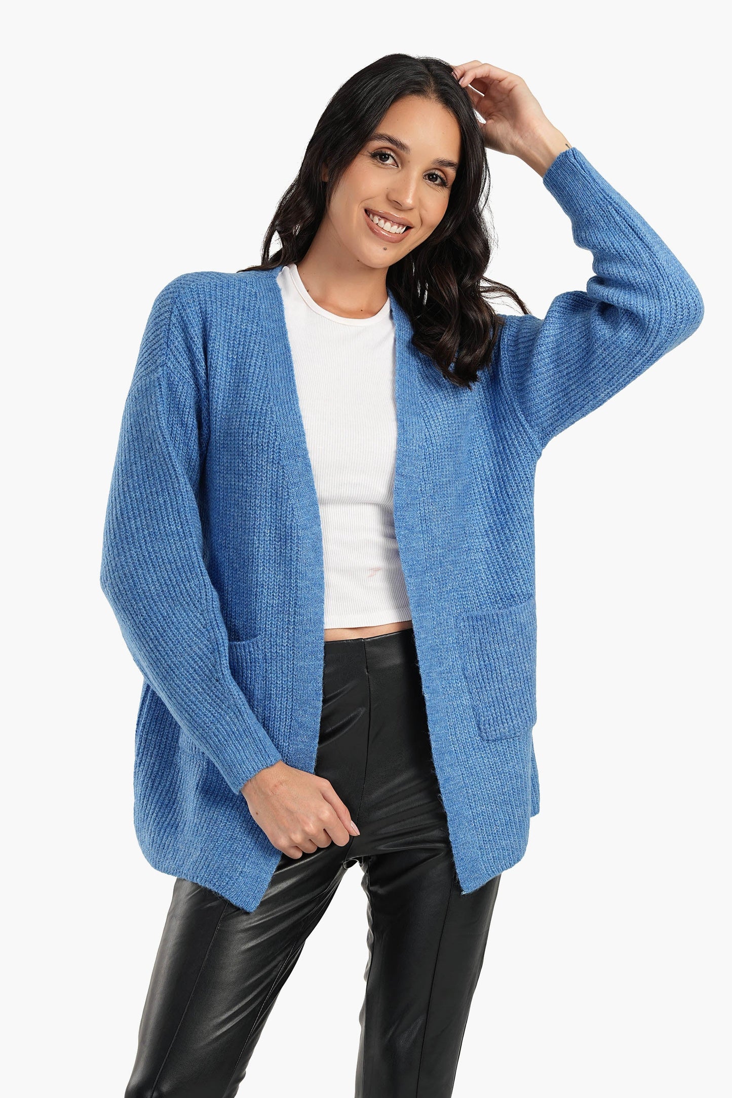 Knitted Cardigan with Pockets