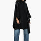 Black Knitted Poncho