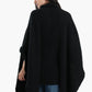 Black Knitted Poncho