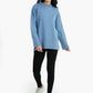 Plain Pullover with Wide Ribbed Hem