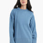 Plain Pullover with Wide Ribbed Hem