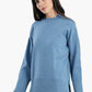 Plain Pullover with Wide Ribbed Hem