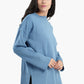 Plain Pullover with Wide Ribbed Hem