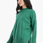 Plain Pullover with Wide Ribbed Hem