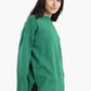 Plain Pullover with Wide Ribbed Hem