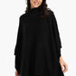 Poncho with Shoulder Metal Buttons