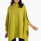 Poncho with Shoulder Metal Buttons