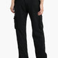 Black Suede Cargo Pants