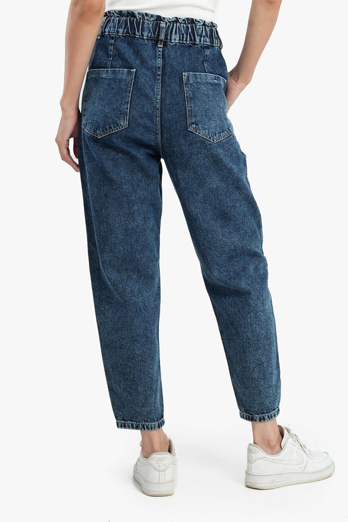 Ankle Length Mom Fit Jeans