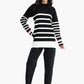 Soft Pullover with White Stripes