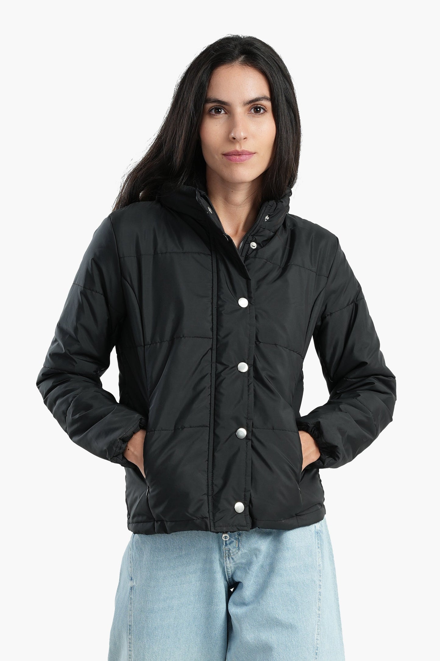 Puffed Hooded Jacket