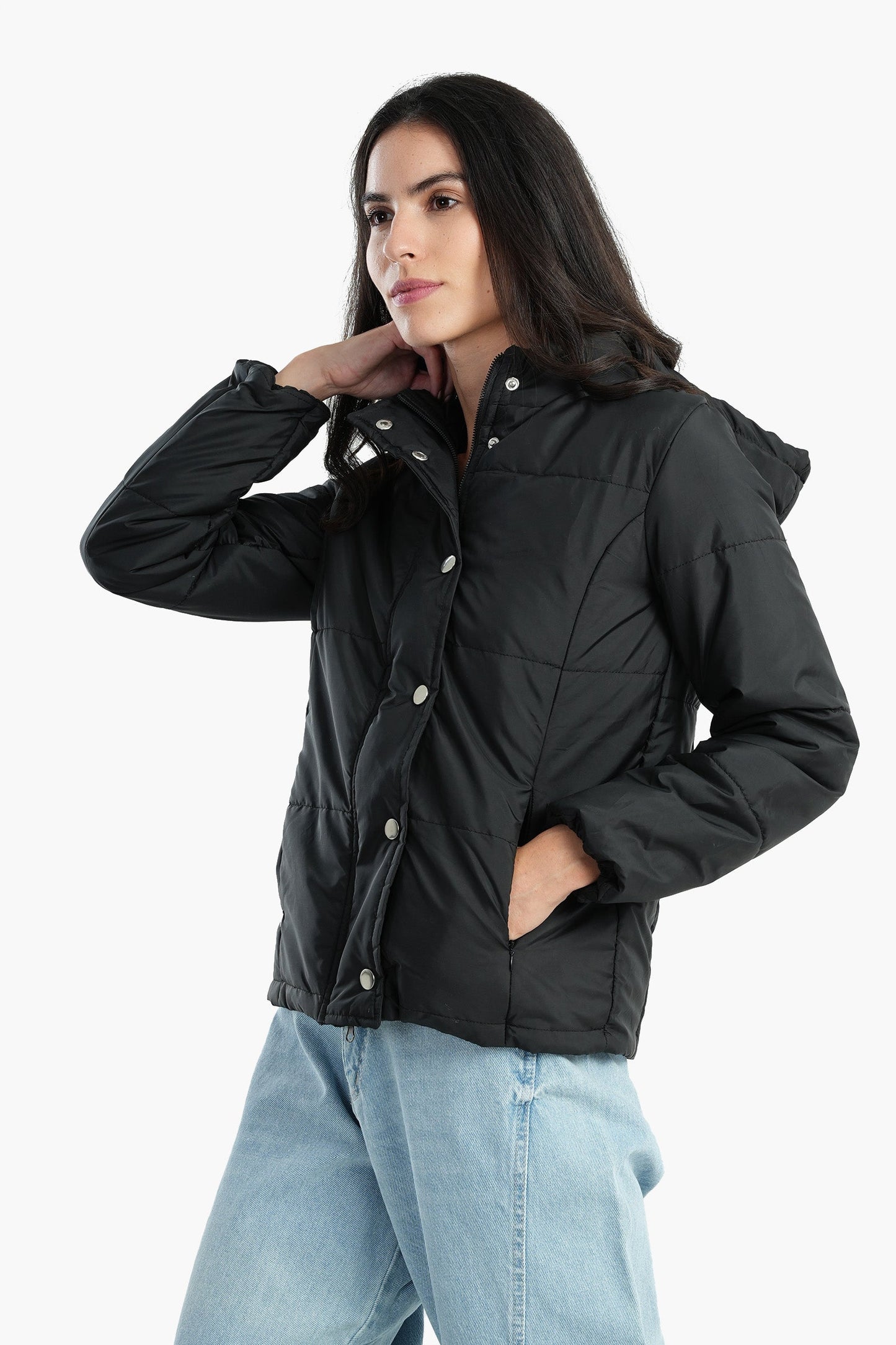 Puffed Hooded Jacket