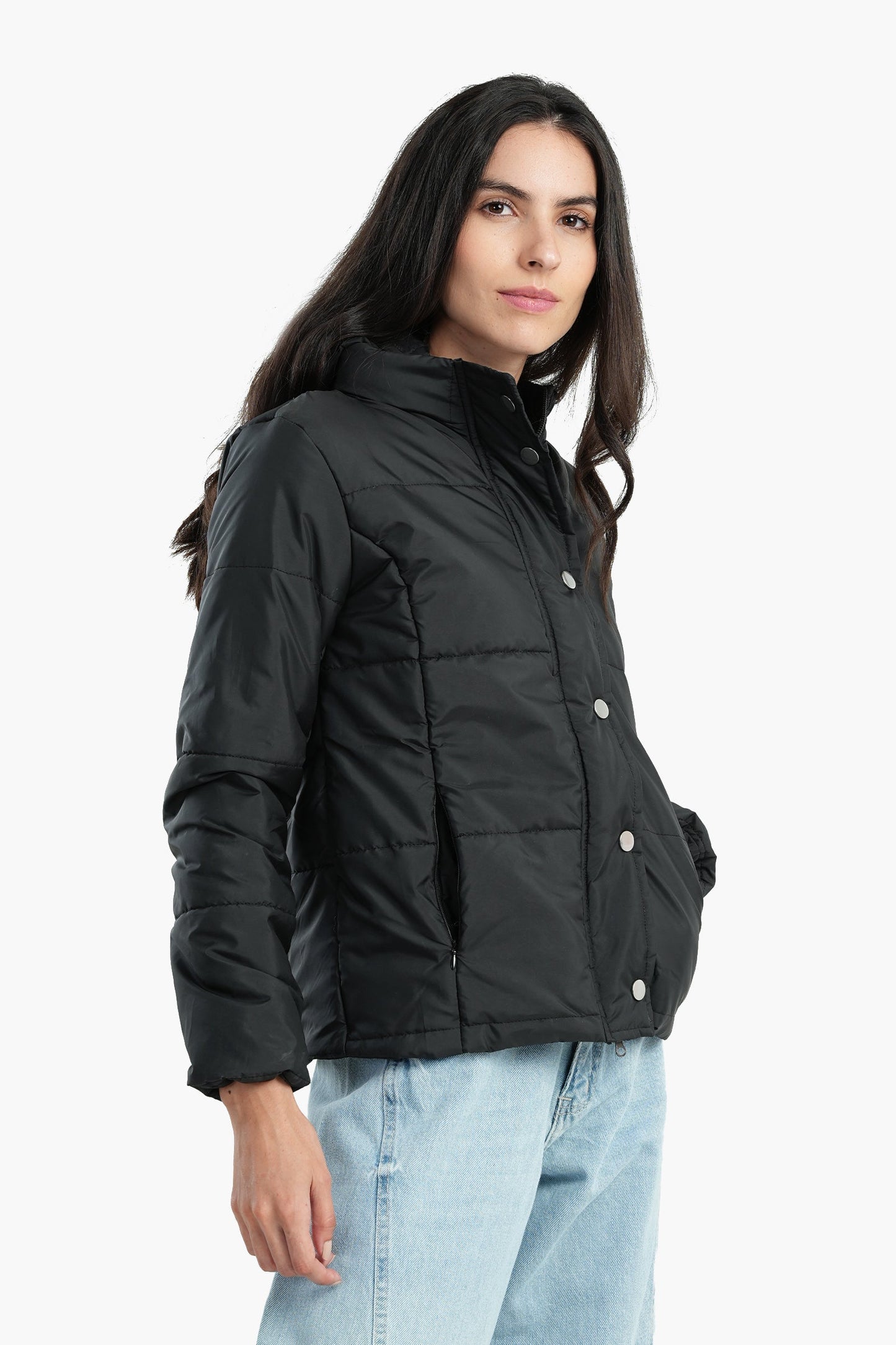 Puffed Hooded Jacket