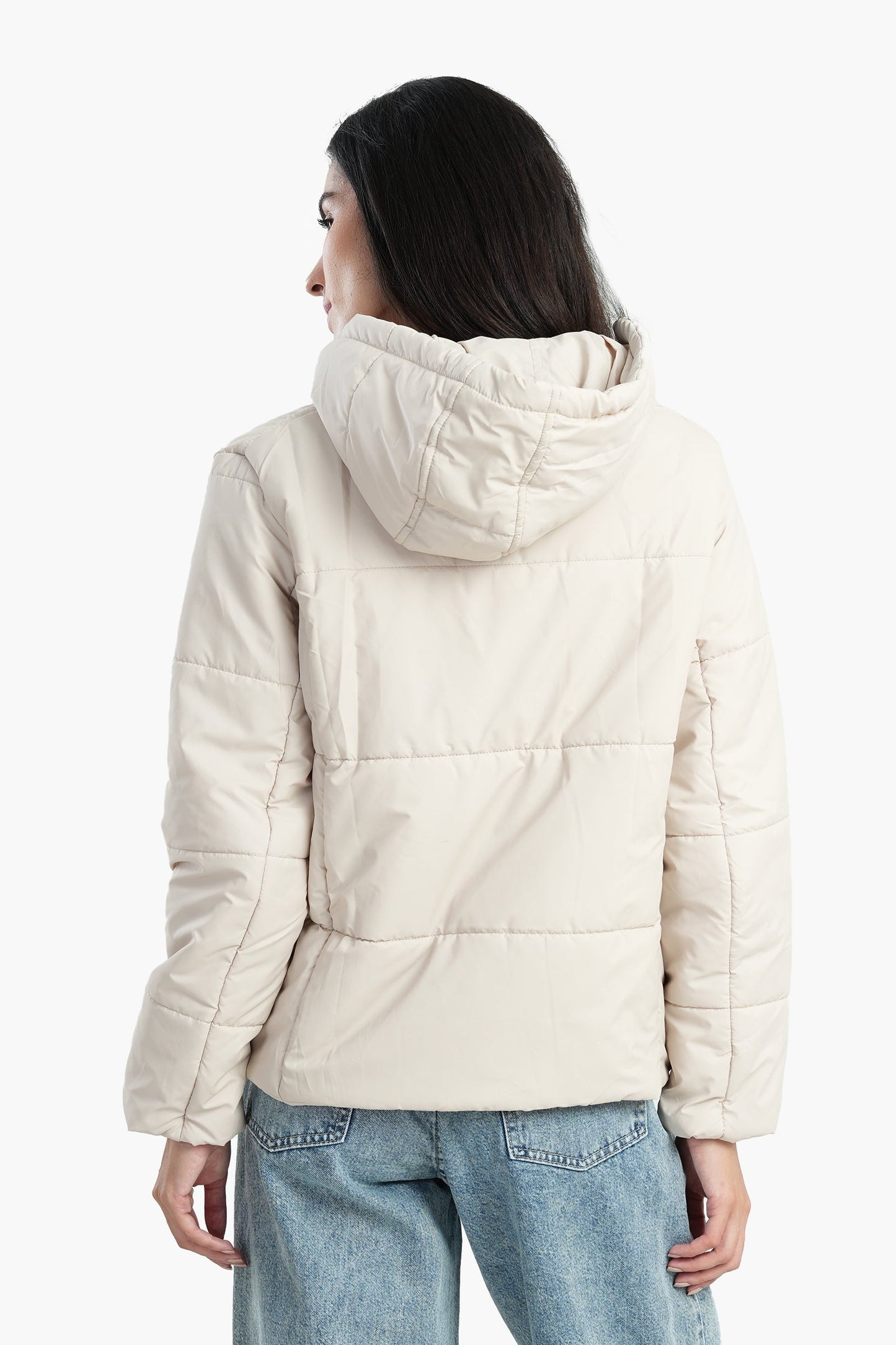 Puffed Hooded Jacket