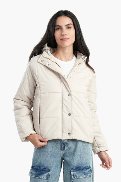 Puffed Hooded Jacket