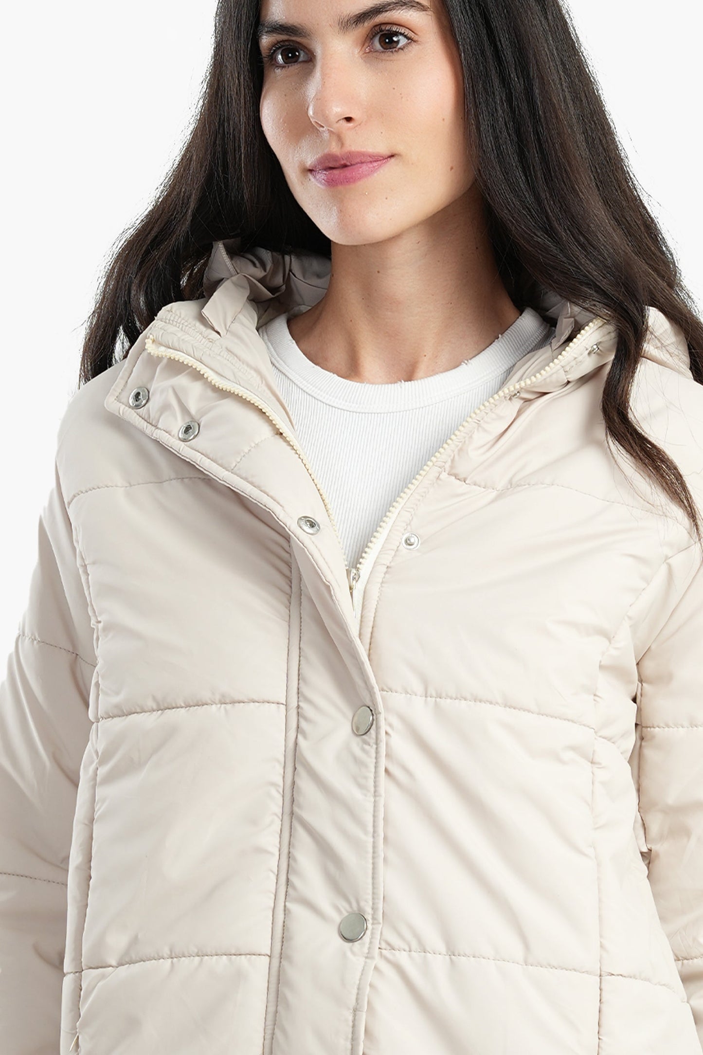 Puffed Hooded Jacket