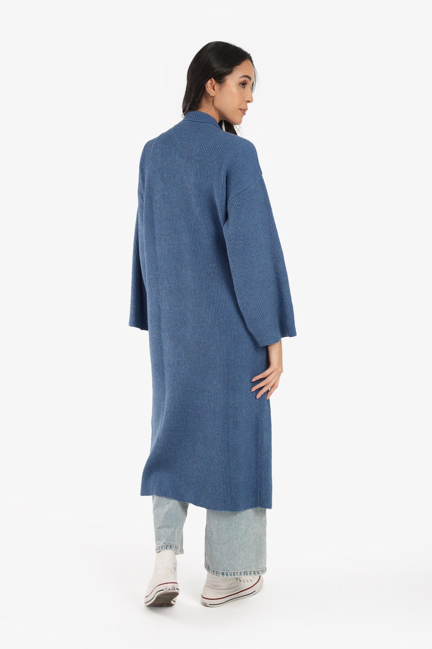 Wool Coat with Revere Collar