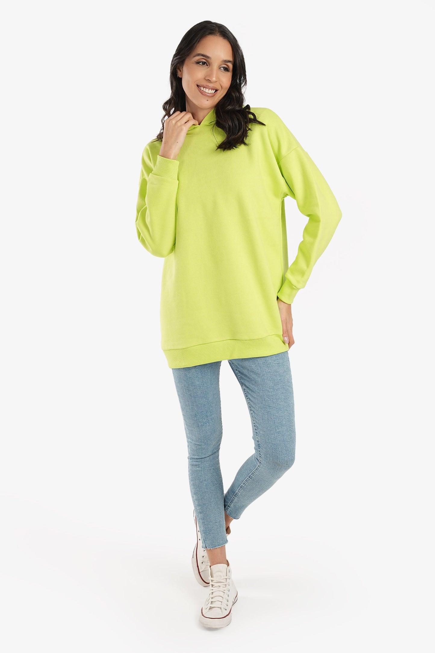 Lime Melton Lounge Hoodie