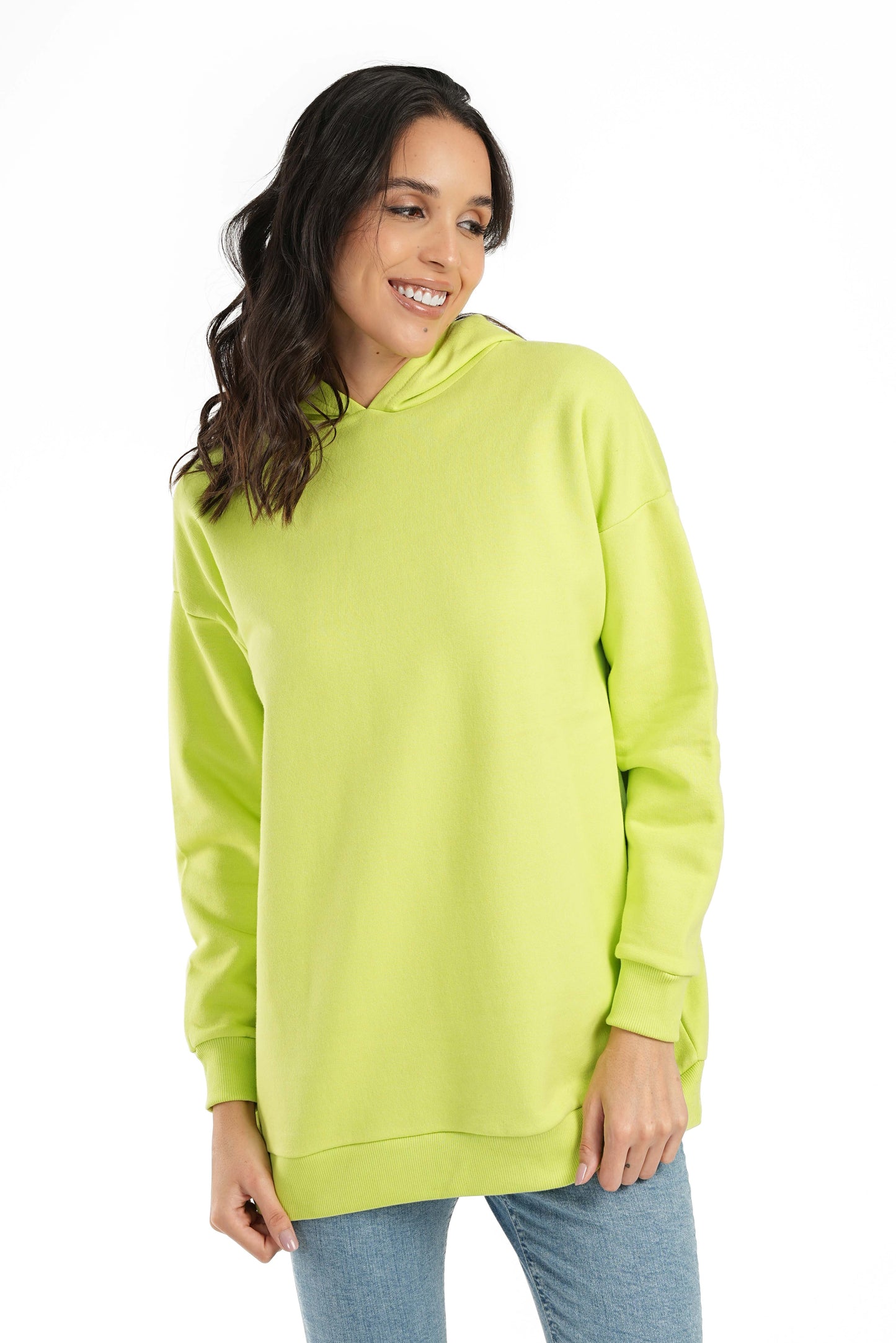 Lime Melton Lounge Hoodie