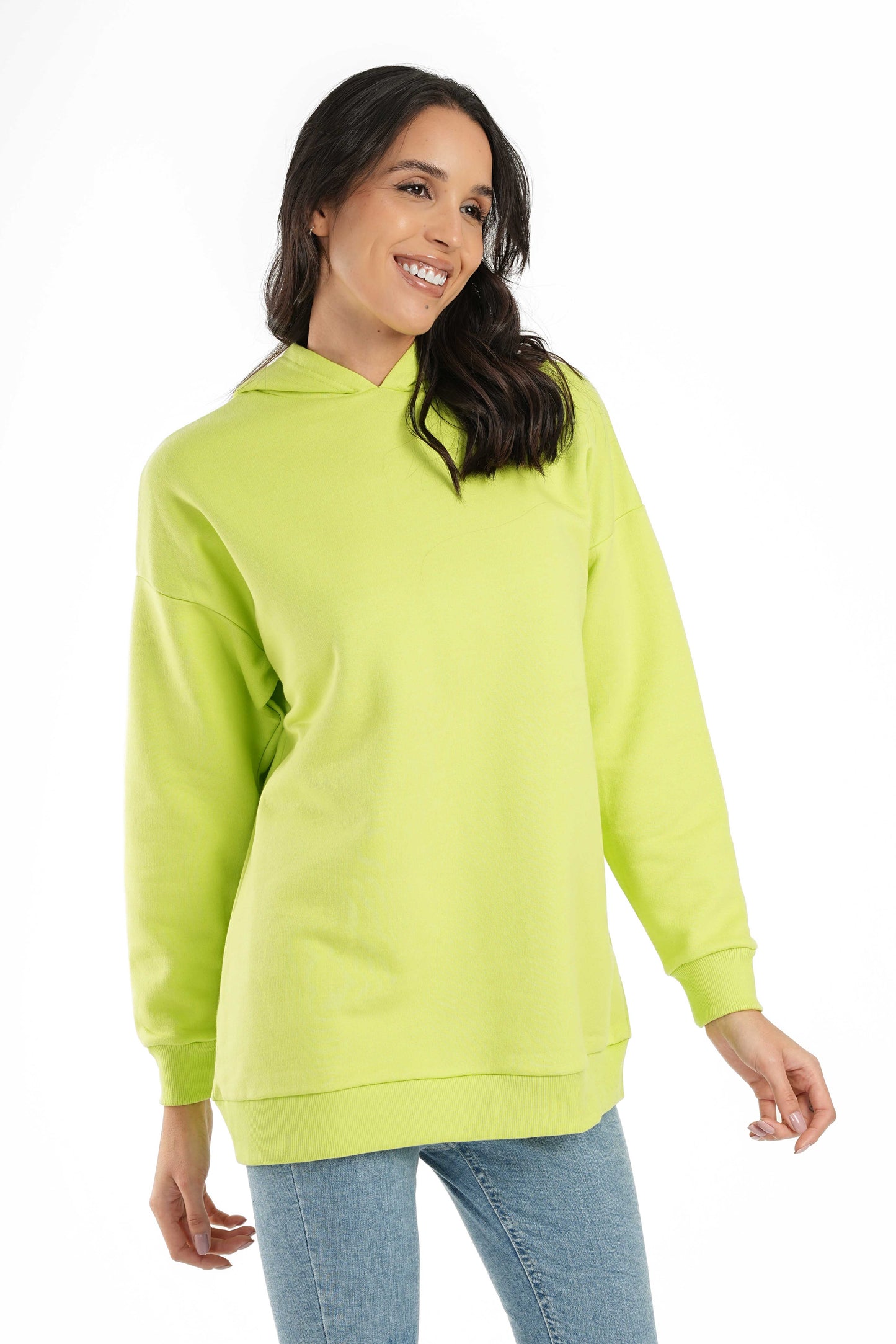 Lime Melton Lounge Hoodie