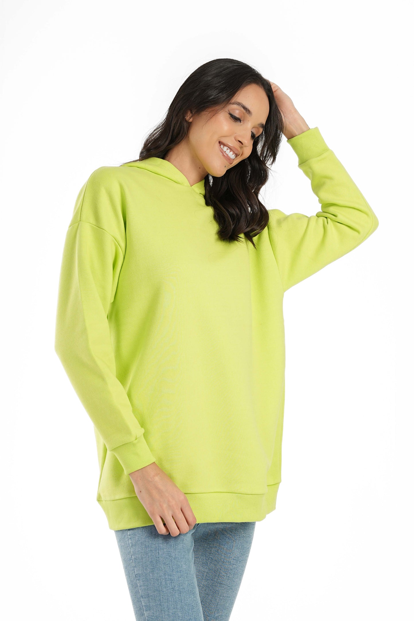 Lime Melton Lounge Hoodie