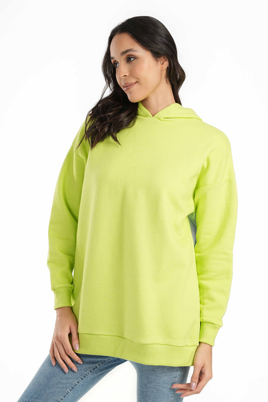 Lime Melton Lounge Hoodie