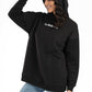 Black Melton Lounge Hoodie