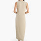 Viscose Sleeveless Midi Length Dress