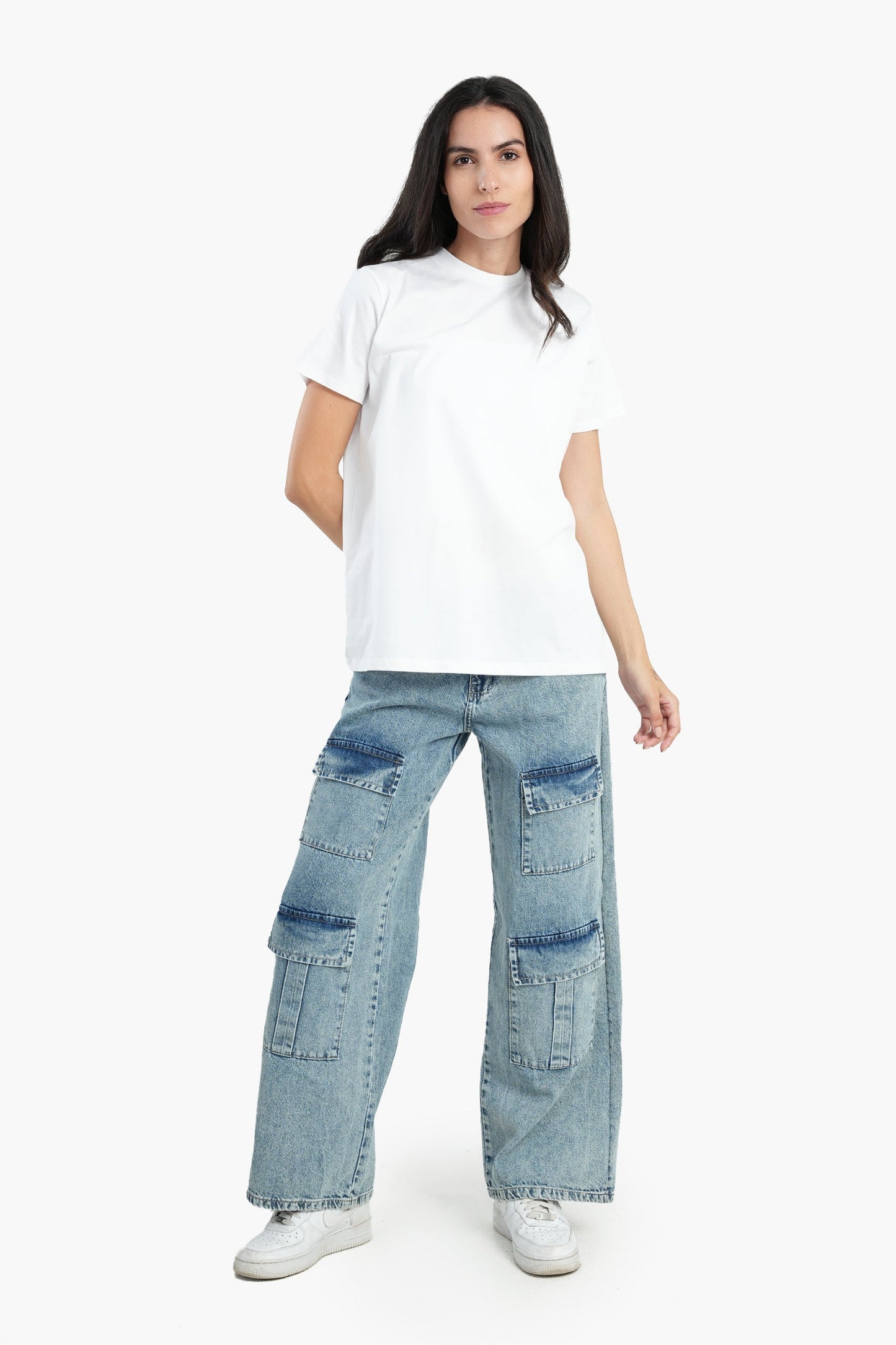 Cotton Basic Slip-on T-Shirt