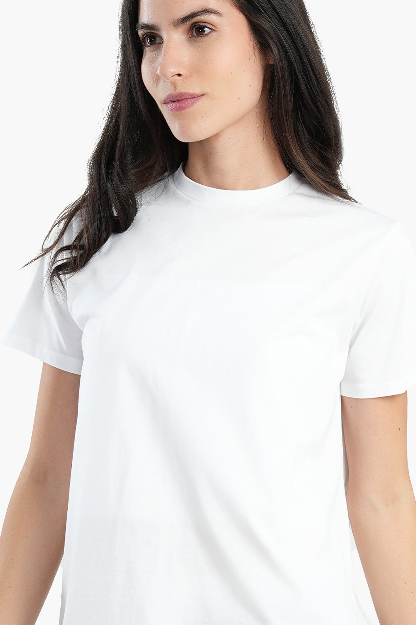 Cotton Basic Slip-on T-Shirt