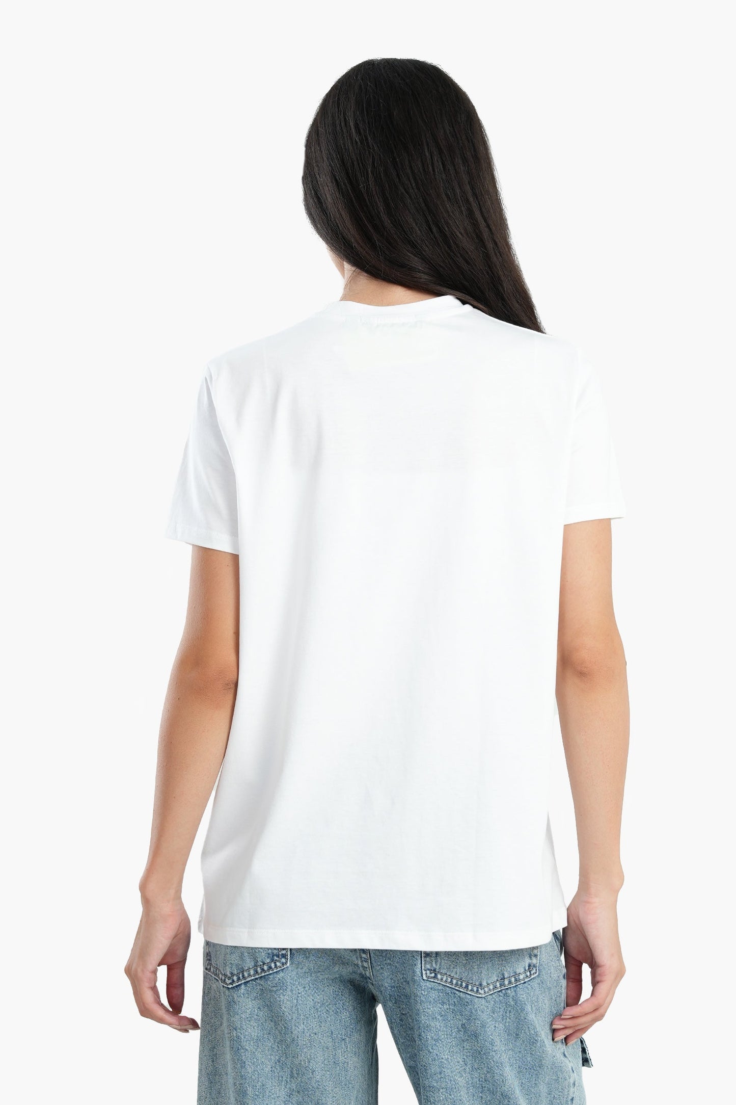 Cotton Basic Slip-on T-Shirt