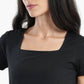 Cotton Square Neck Top