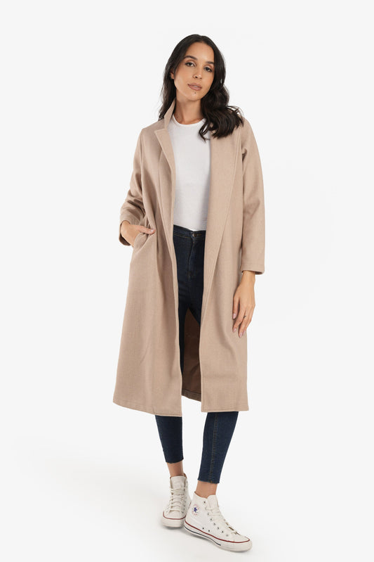 Cafe Notched Collar Coat