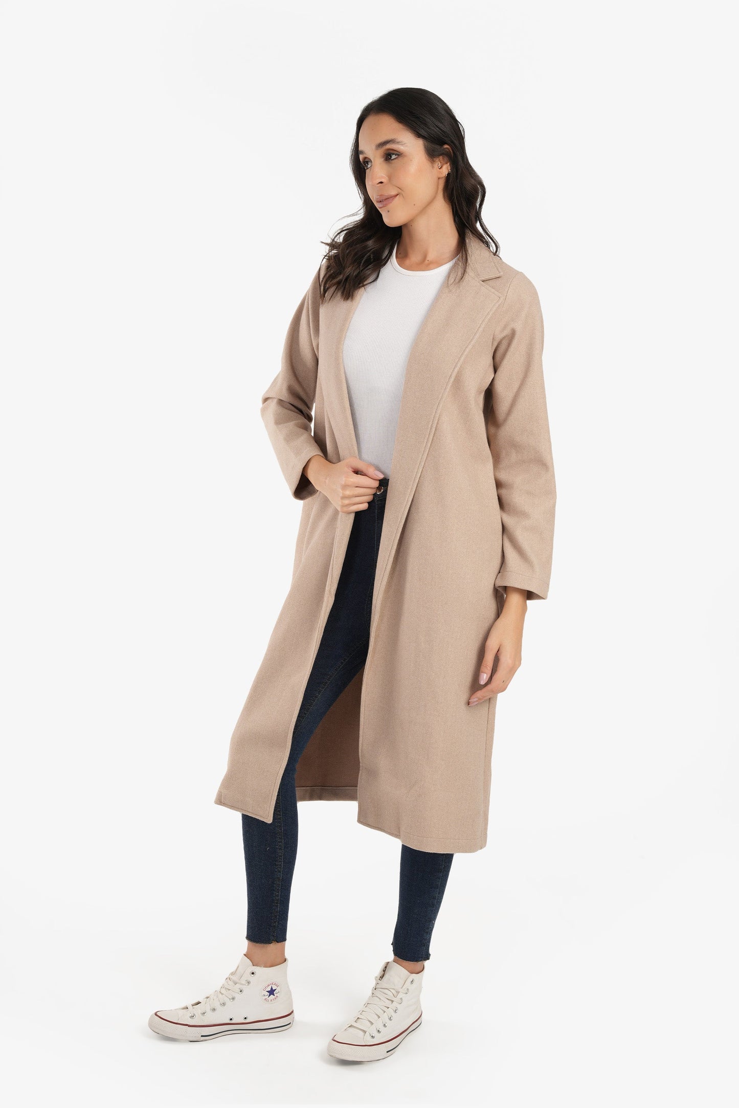 Cafe Notched Collar Coat