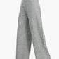 Gray Wool Blend Knitted Pants