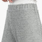 Gray Wool Blend Knitted Pants