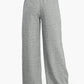 Gray Wool Blend Knitted Pants