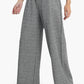 Gray Chine Wool Blend Knitted Pants