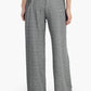 Gray Chine Wool Blend Knitted Pants